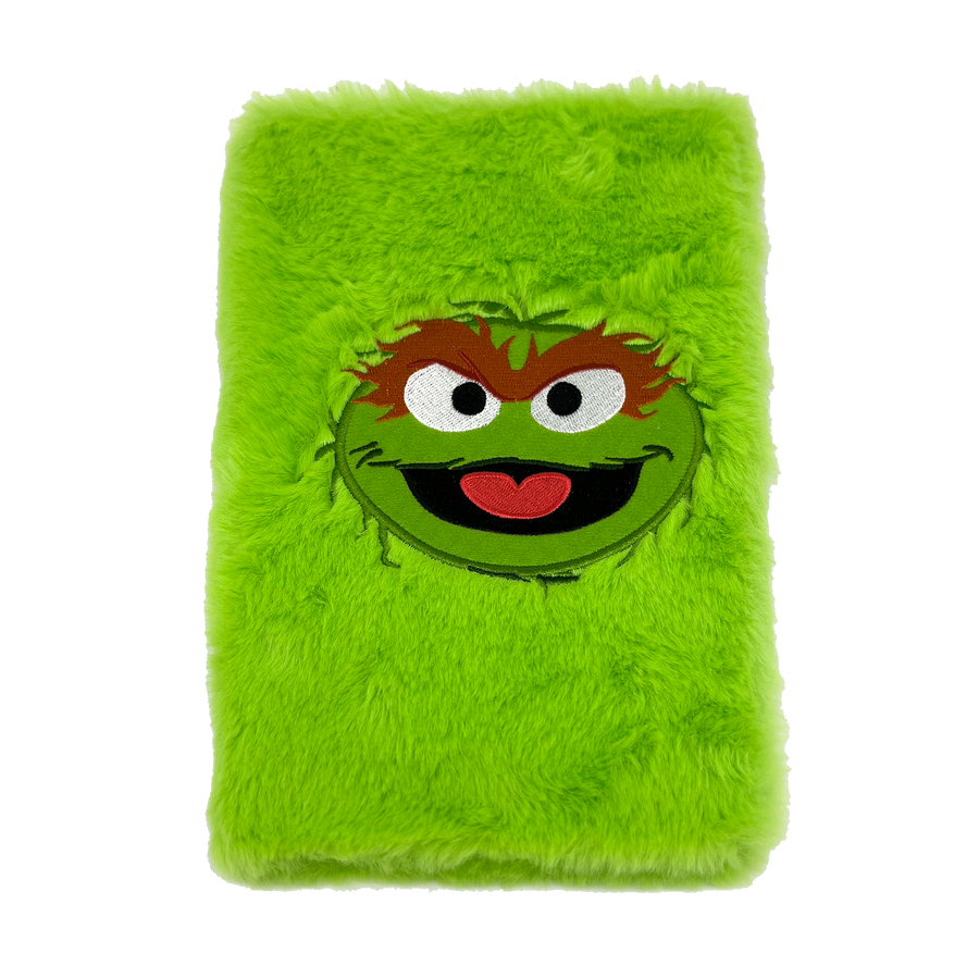 Sesame Street Oscar the Grouch Furry Notebook