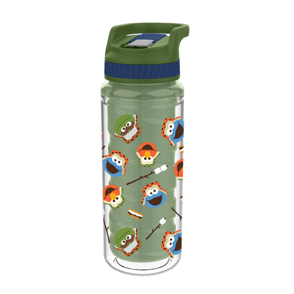 Sesame Street Camping Green Twist Bottle 16 Oz - SeaWorld Parks