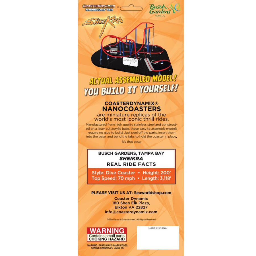 Nanocoaster Sheikra Replica