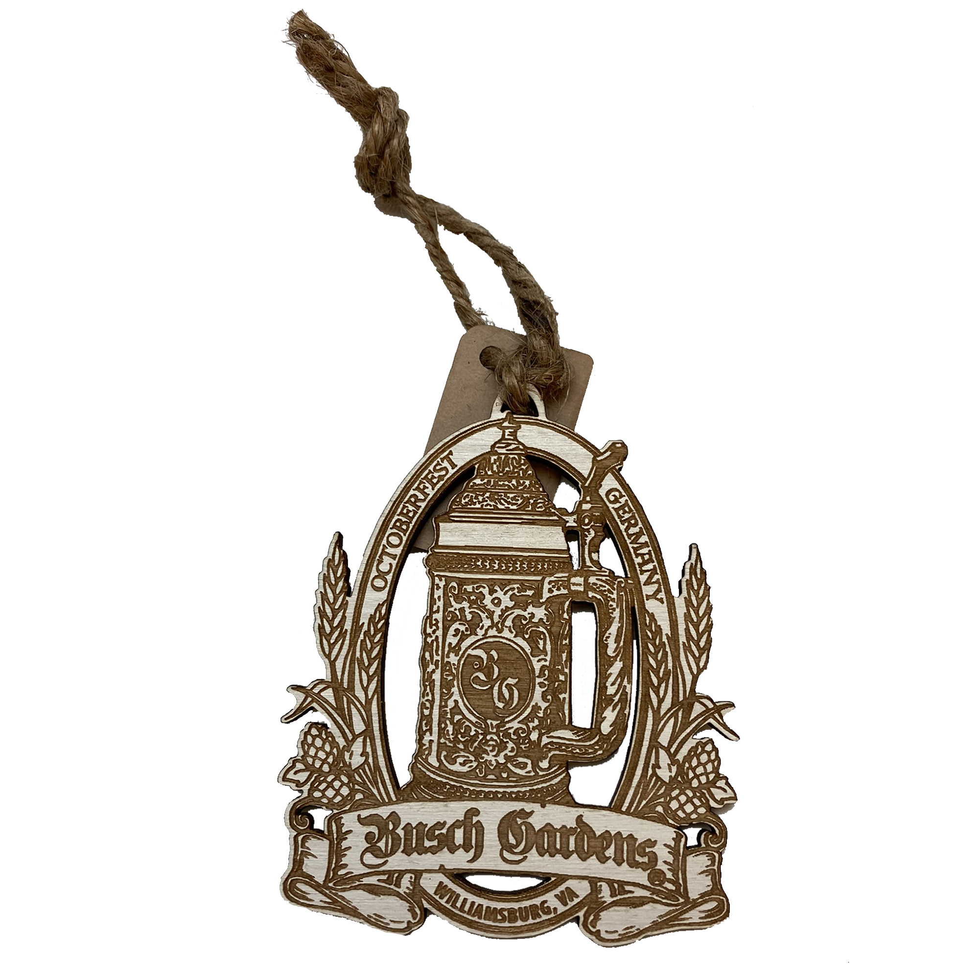 Busch Gardens Williamsburg Octoberfest Wooden Ornament