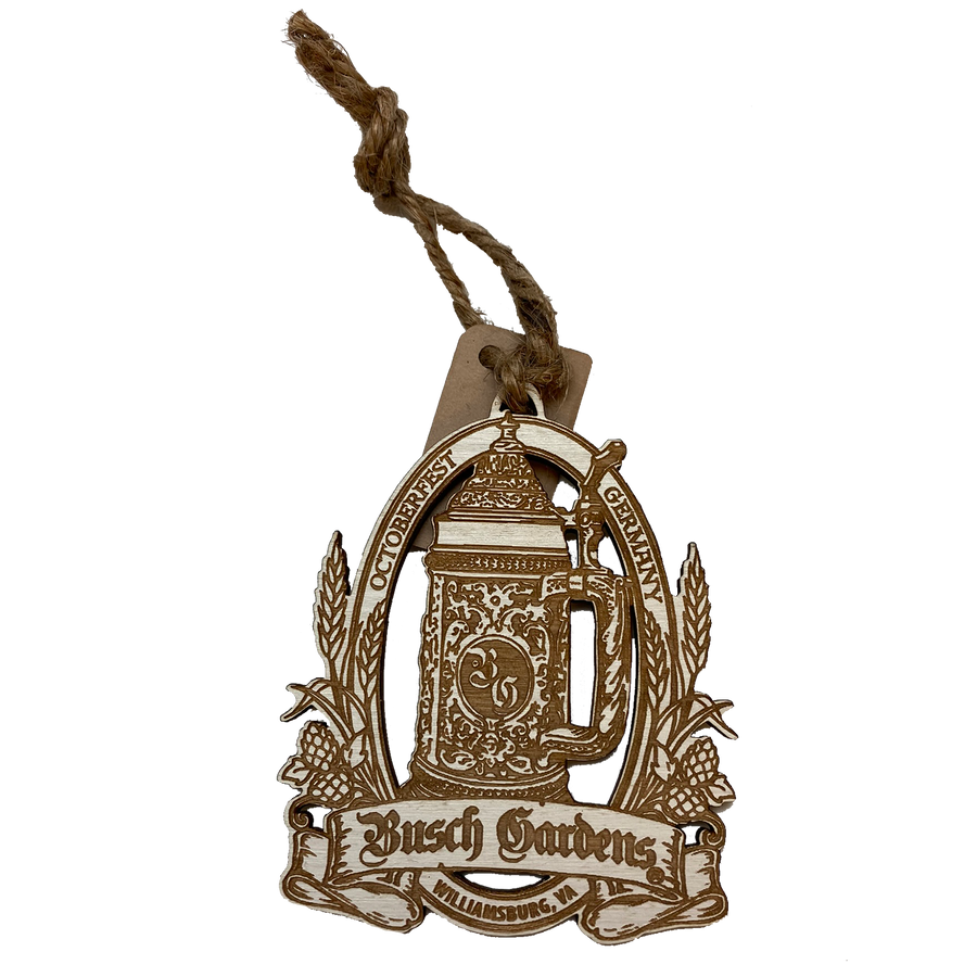 Busch Gardens Williamsburg Octoberfest Wooden Ornament