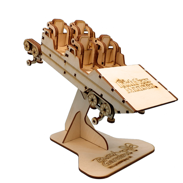 Busch Gardens Williamsburg Coaster Cutout Model Lochness Monster