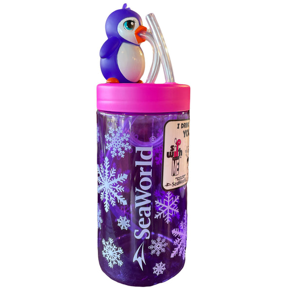 SeaWorld Tumbler with Straw - Polar Bear