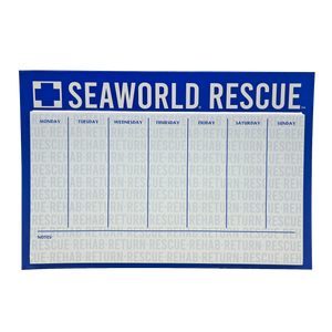 SeaWorld Rescue Weekly Desktop Calendar