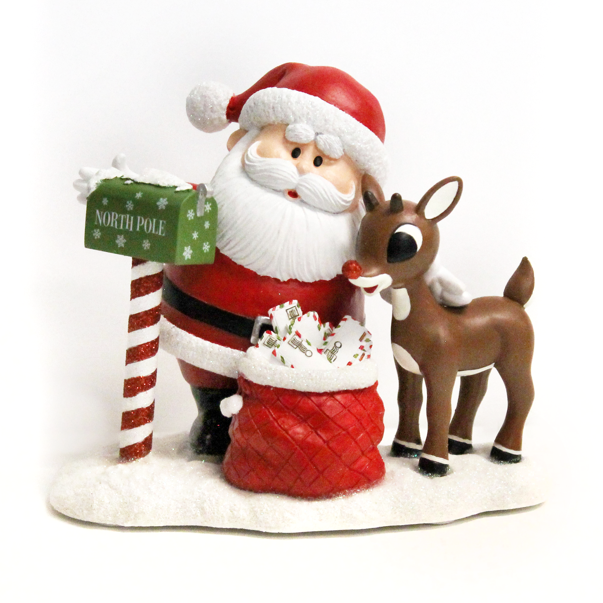 Rudolph The Red-Nosed Reindeer® Post Stamp Santa & Rudolph Mail Figuri ...