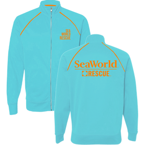 SeaWorld Rescue Aqua Adult Zip Track Jacket