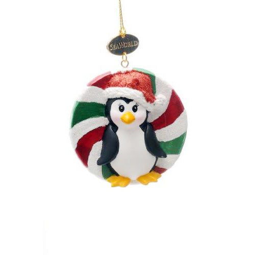 Penguin Candy Resin Ornament