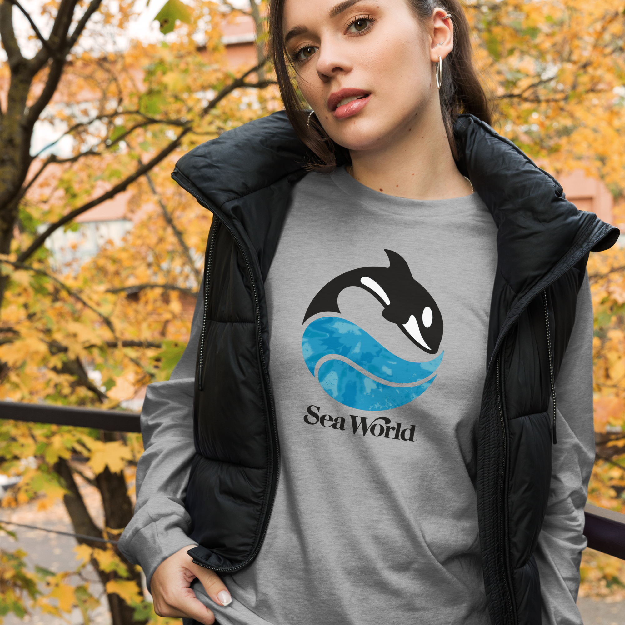 SeaWorld Tie-Dye Logo Long Sleeve Adult Tee - SeaWorld Parks SeaWorld Tie-Dye Logo Long Sleeve Adult Tee - SeaWorld Parks