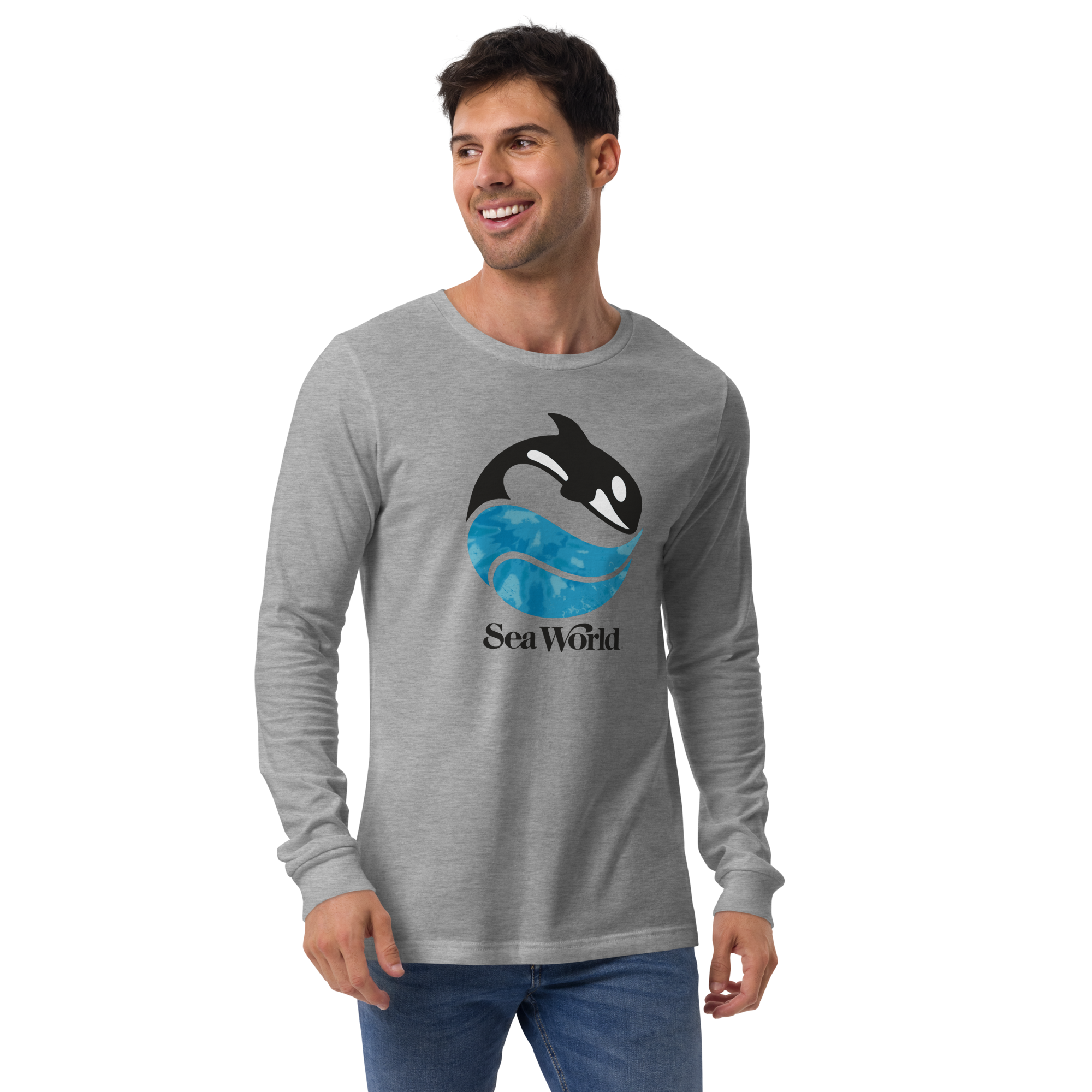 SeaWorld Tie-Dye Logo Long Sleeve Adult Tee - SeaWorld Parks SeaWorld Tie-Dye Logo Long Sleeve Adult Tee - SeaWorld Parks