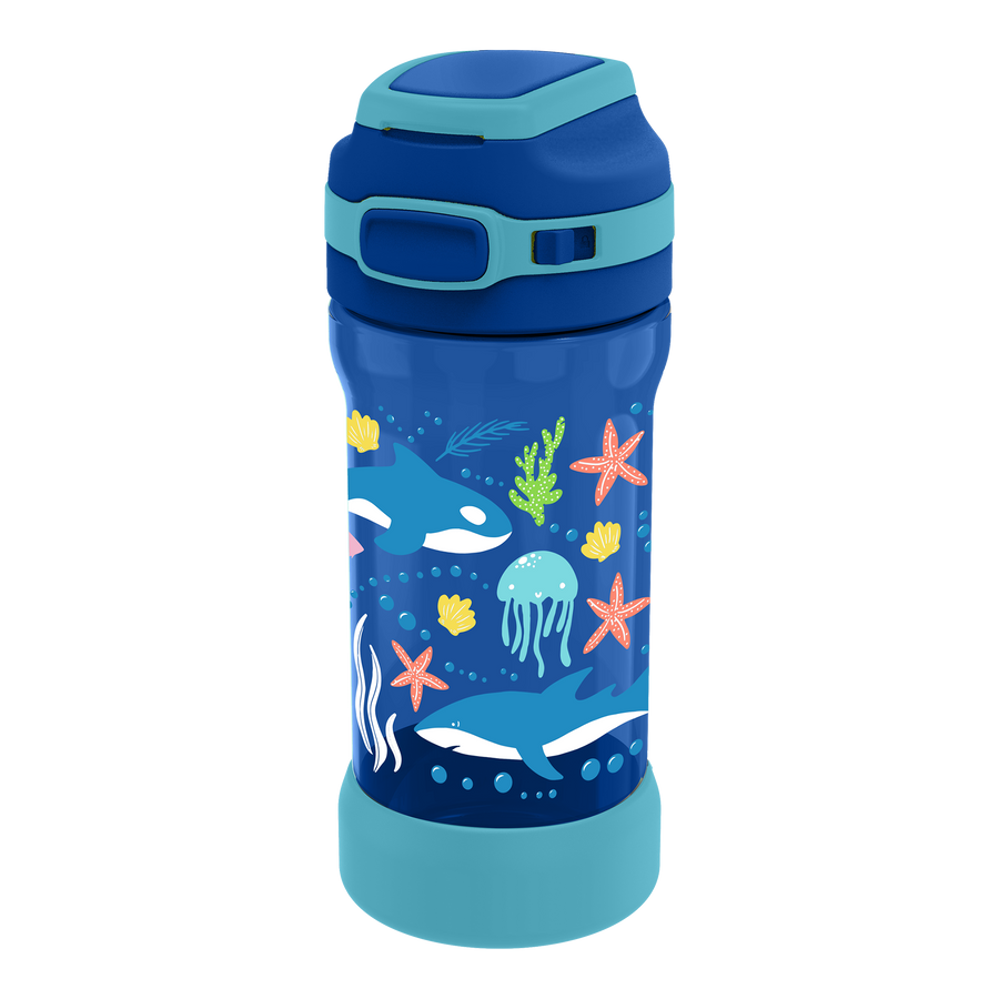 SeaWorld Deep Blue Sea 16 Oz Kids Bottle