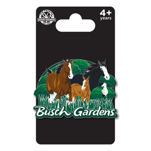 Busch Gardens Williamsburg Clydesdale Family Pin