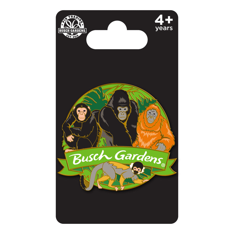 Busch Gardens Tampa Primate Cluster Pin