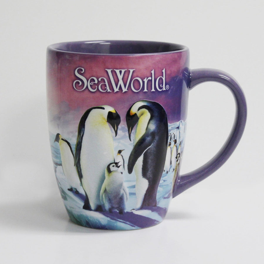 SeaWorld Sunset Penguin Mug