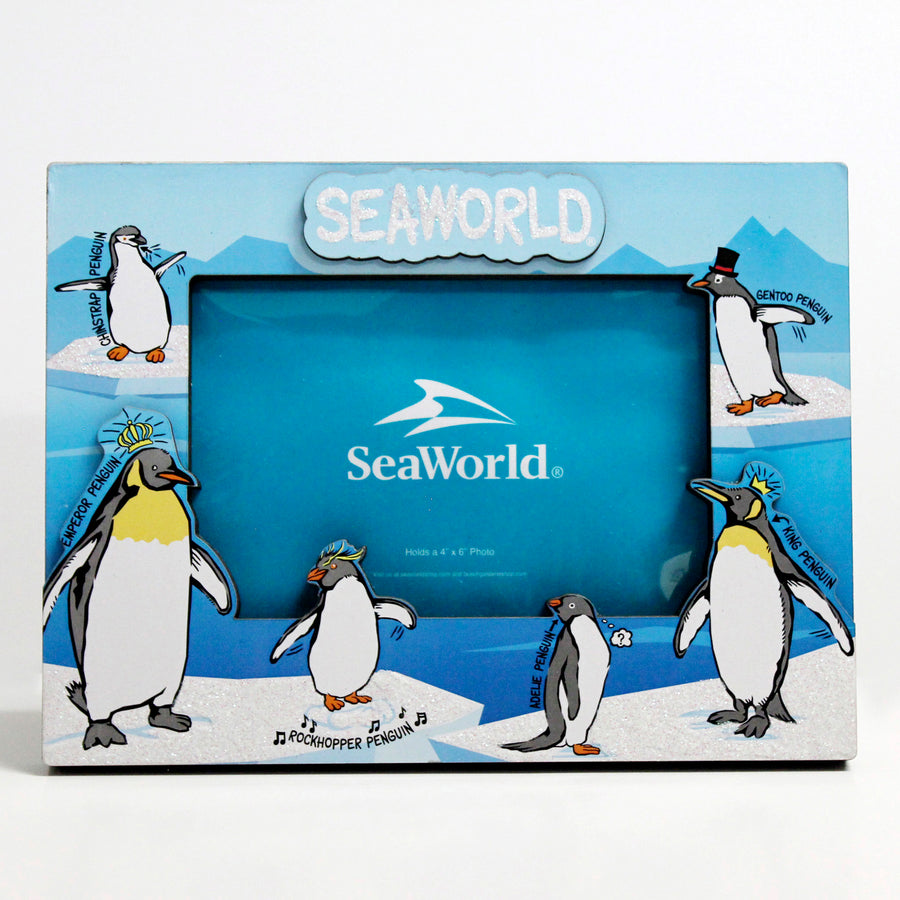 SeaWorld Whimsy Penguin 4x6 Frame