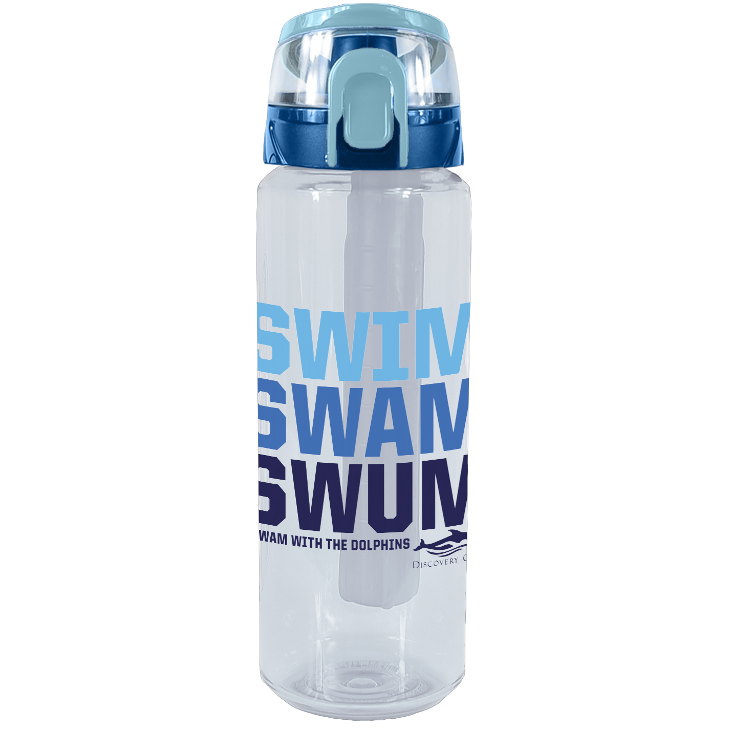 Discovery Cove Swim Swam Swum Logo Bottle 32 Oz SeaWorld Parks