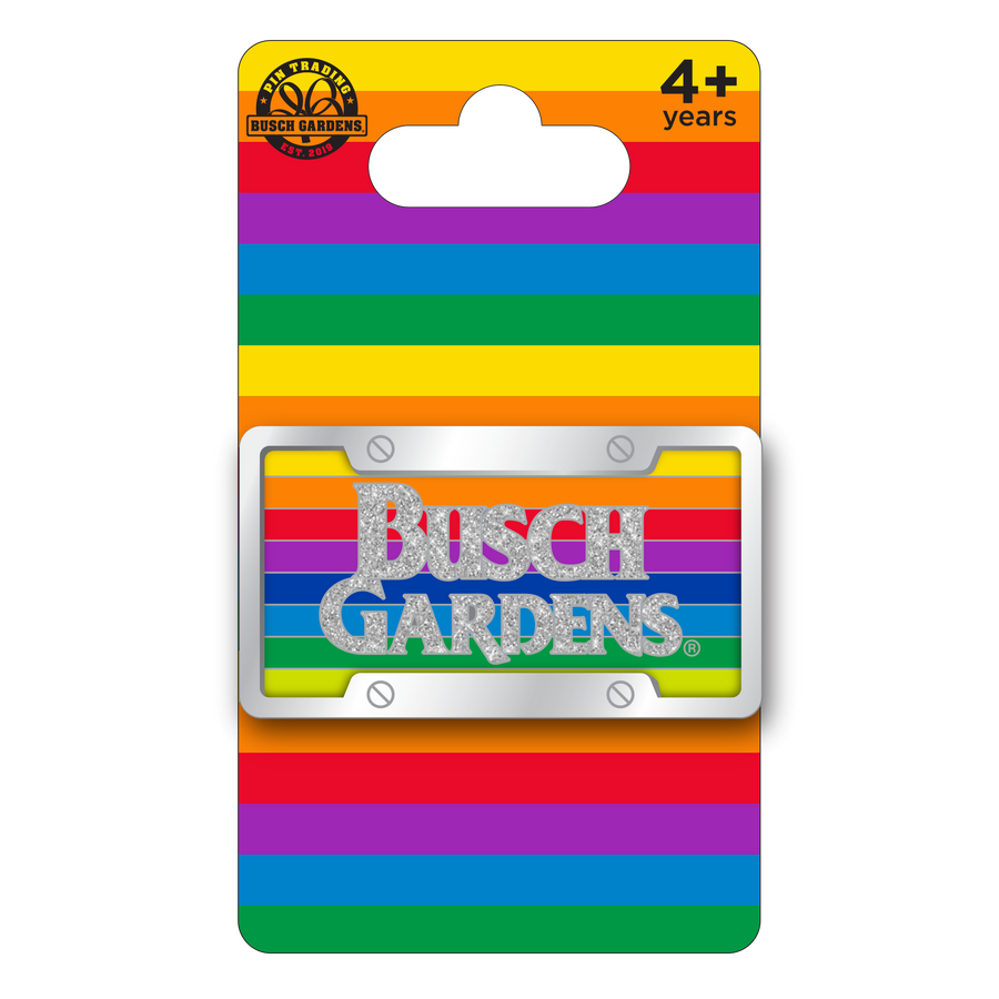 Busch Gardens License Plate Pin
