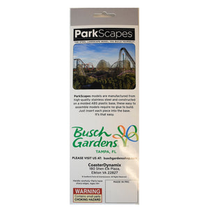 Busch Gardens Tampa Parkscape 22 package back