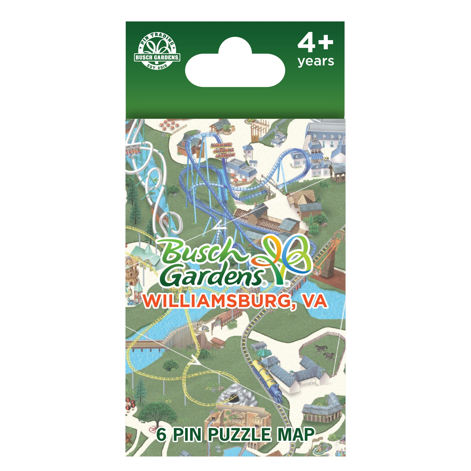 Busch Gardens Williamsburg Park Map