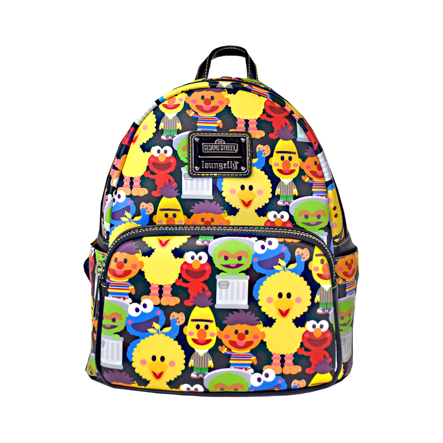 Sesame Street Loungefly Kawaii All Over Print Backpack