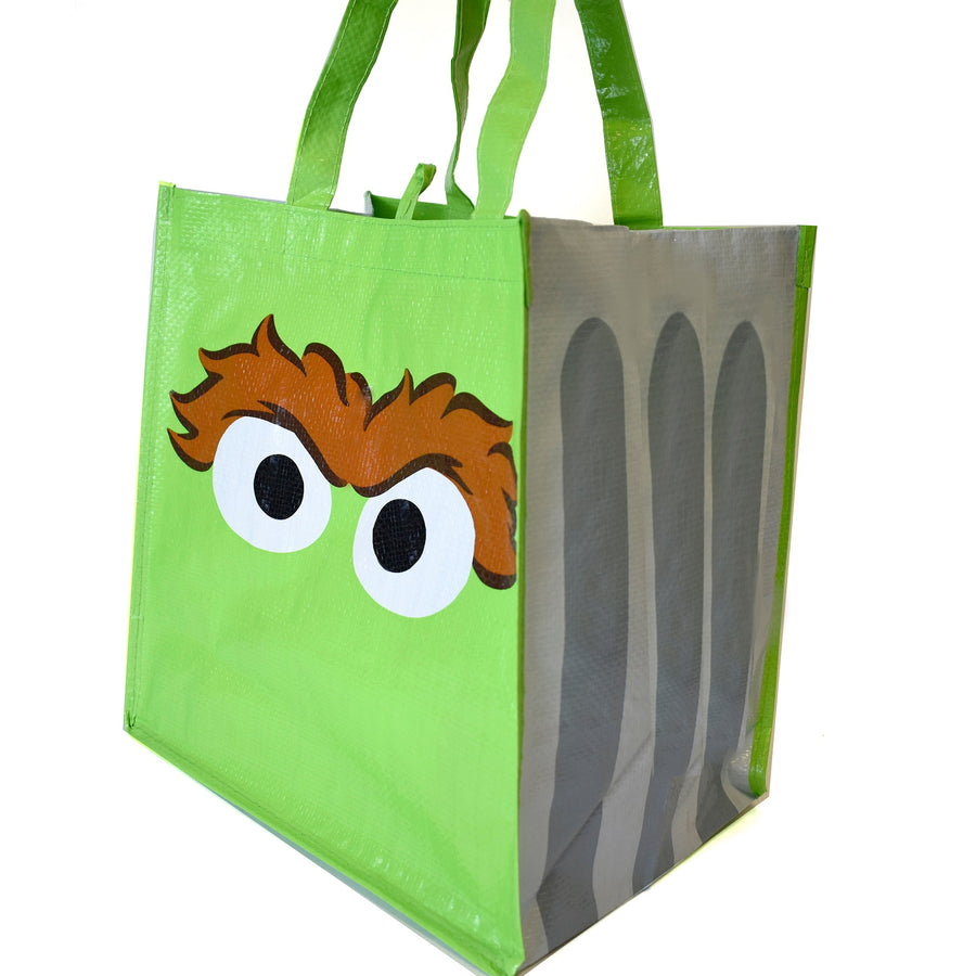 Sesame Street Oscar the Grouch Big Face Reusable Bag