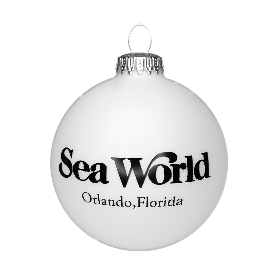 SeaWorld Florida State Local Glass Ball Ornament
