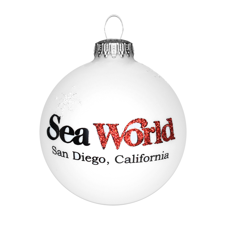 SeaWorld California State Local Glass Ball Ornament