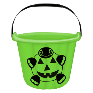 Trick or Treat Halloween Bucket Turtle - Green