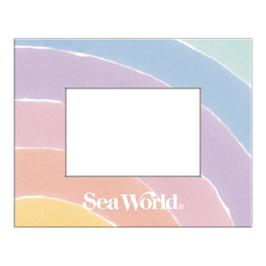 Pastel Rainbow SeaWorld 4x6 Frame