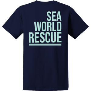 SeaWorld Rescue Navy Mint Youth Tee