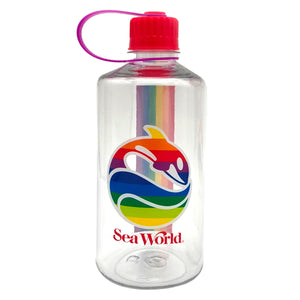 SeaWorld Retro Rainbow Water Bottle - 33 oz.