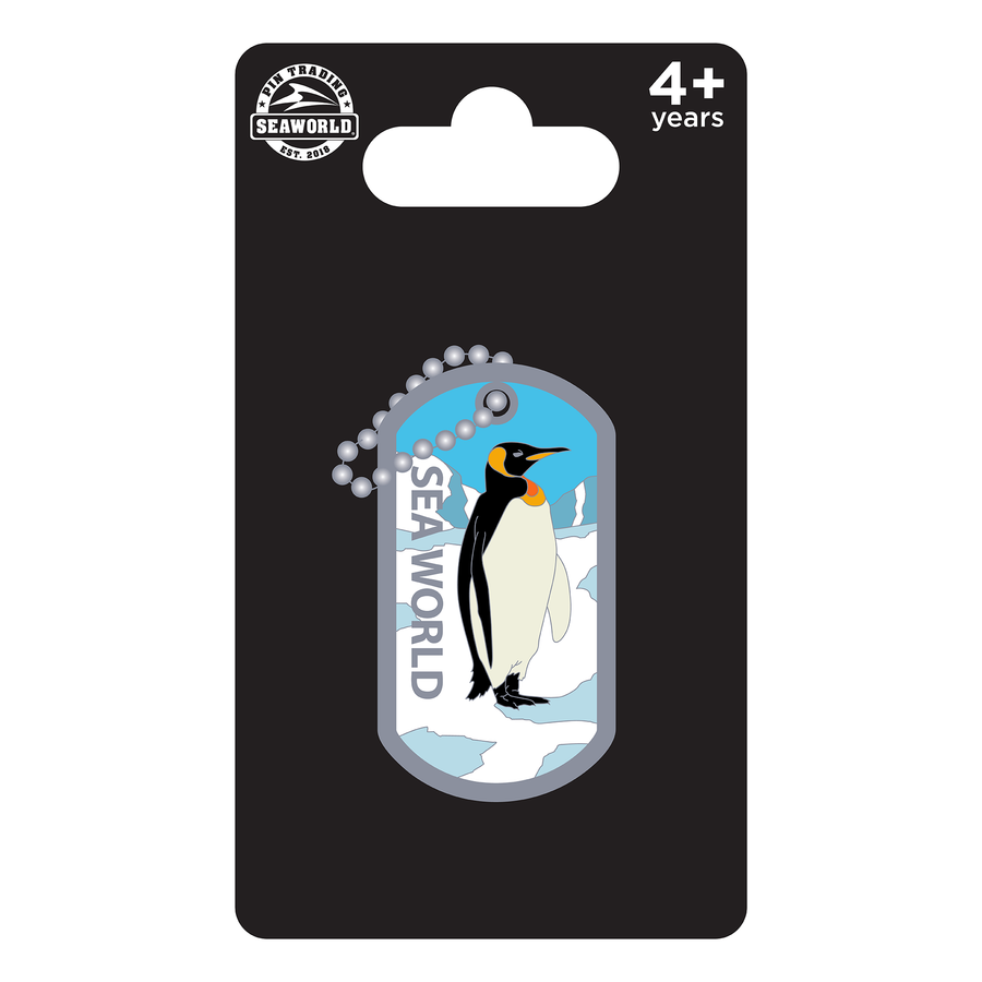 SeaWorld Dog Tag Penguin Pin