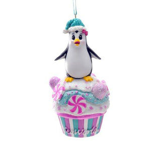 Penguin Cupcake Ornament