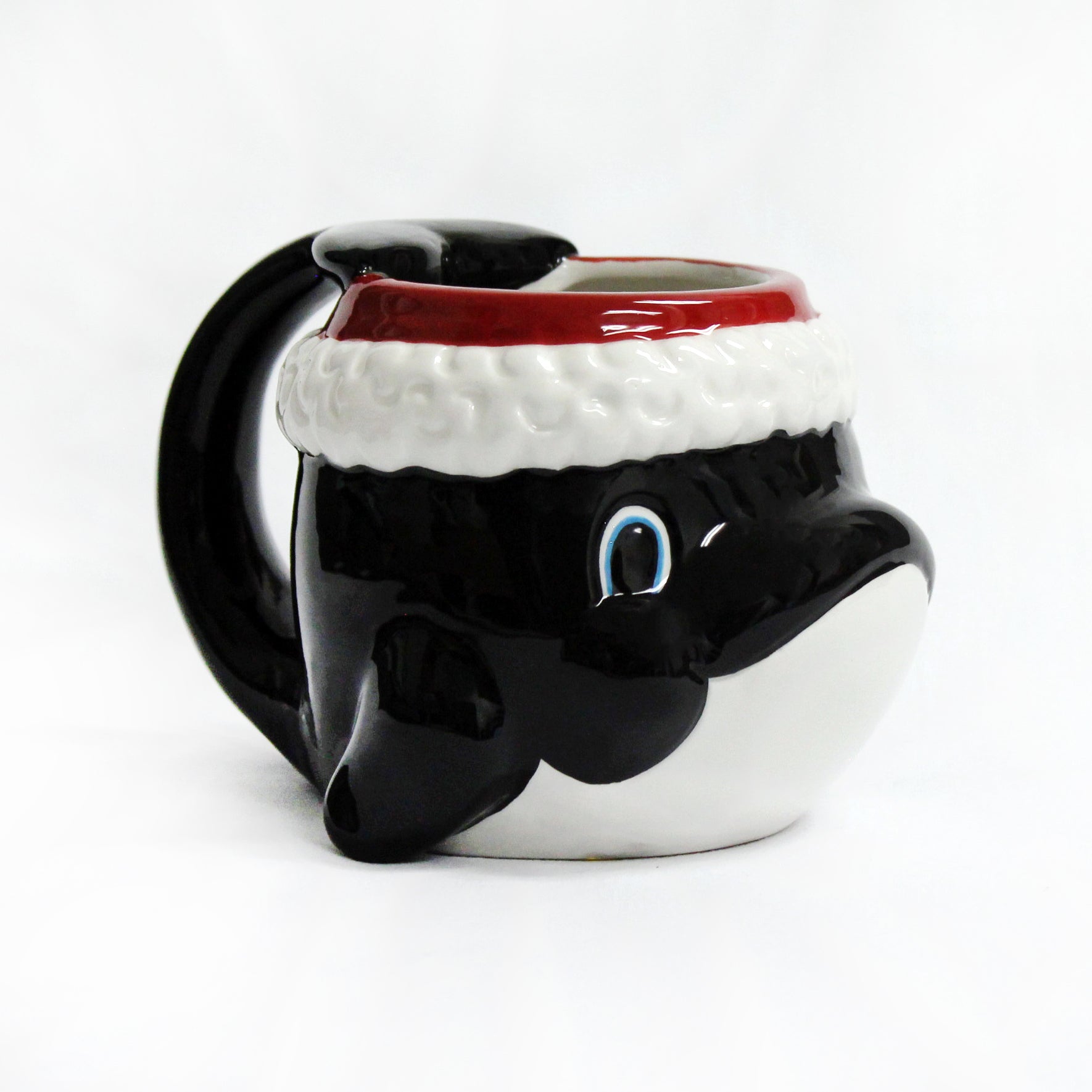 Christmas 3D Mug Santa Orca - SeaWorld Parks & Entertainment Shop